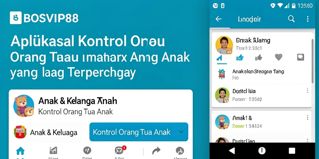 Antarmuka user-friendly aplikasi BOSVIP88 untuk kontrol orang tua yang efektif.