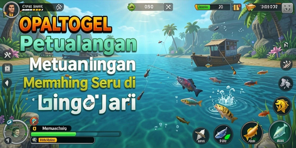 Screenshot dari antarmuka game memancing OPALTOGEL yang menarik.