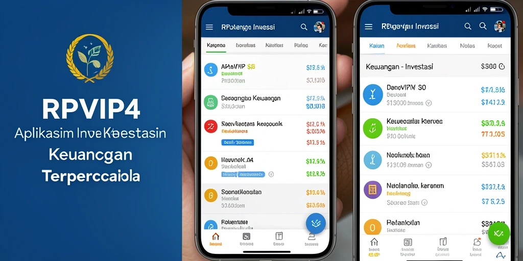 Antarmuka RPVIP4 yang modern dan fungsional untuk investasi.