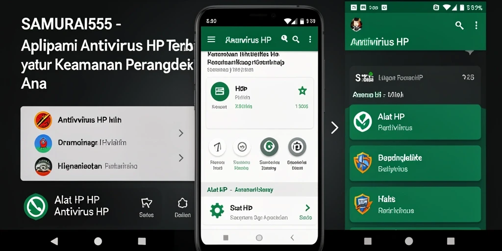 Tampilan antarmuka SAMURAI555 yang ramah pengguna dan informatif.