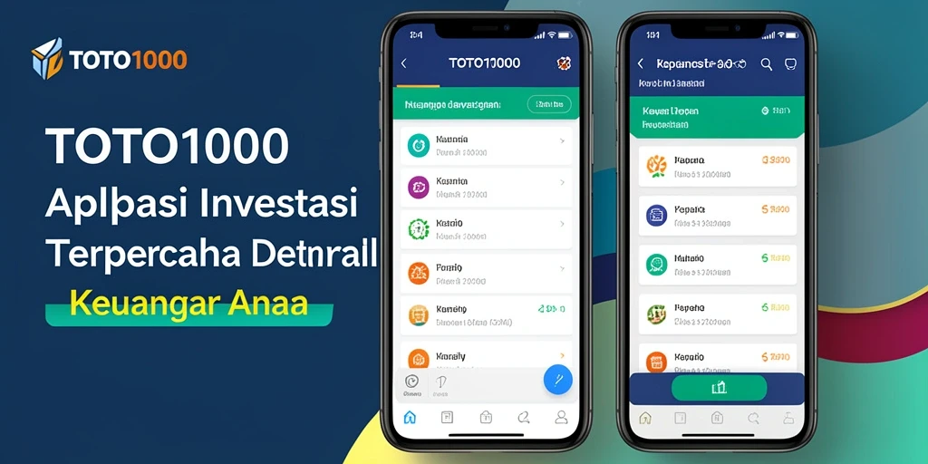 Tampilan antarmuka TOTO1000 yang memudahkan navigasi dan investasi.