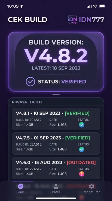 Riwayat Versi idn777 untuk Pengguna Android